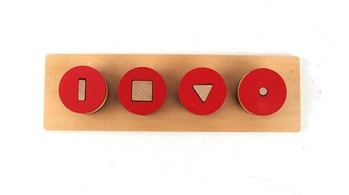 tysdyzgs Montessori Geometrische Bausteine, Holzpuzzles, Farberkennungsspiele für Kinder tysdyzgs Montessori Geometrische Bausteine, Holzpuzzles, Farberkennungsspiele für Kinder von tysdyzgs