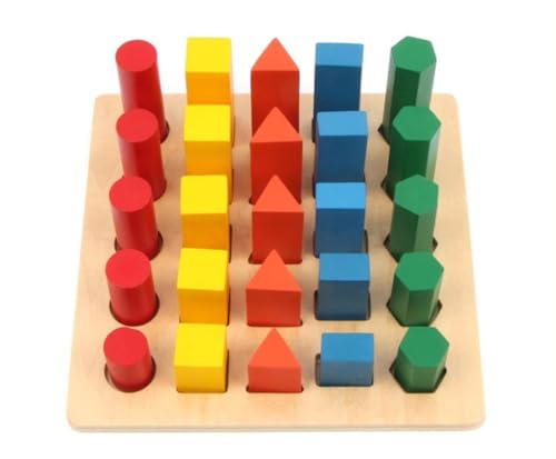 tysdyzgs Montessori Geometrische Trittbretter, Formerkennung Unterricht AIDS Farberkennung Kinderspielzeug tysdyzgs Montessori Geometrische Trittbretter, Formerkennung Unterricht AIDS Farberkennung Kinderspielzeug von tysdyzgs