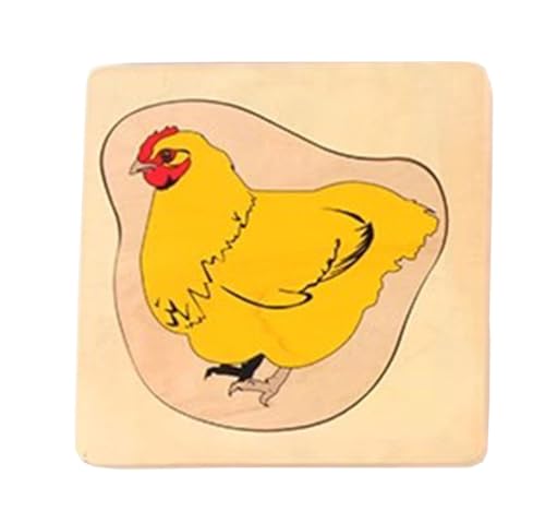 tysdyzgs Montessori Huhn Wachstum Puzzle, Holzbrett Farberkennung Kinder-Lernspielzeug tysdyzgs Montessori Huhn Wachstum Puzzle, Holzbrett Farberkennung Kinder-Lernspielzeug von tysdyzgs