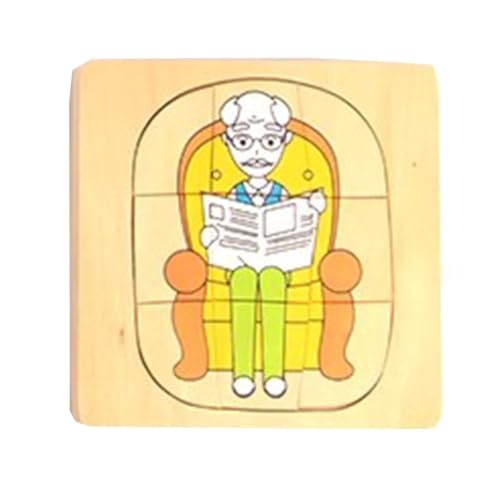 tysdyzgs Montessori Junge Wachstum Puzzle, Eltern-Kind Interaktive tägliche sensorische Lehrmittel Holz Puzzle tysdyzgs Montessori Junge Wachstum Puzzle, Eltern-Kind Interaktive tägliche sensorische Lehrmittel Holz Puzzle von tysdyzgs