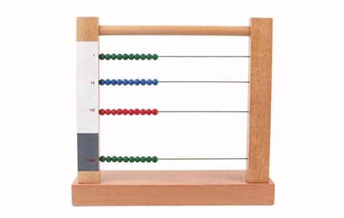 tysdyzgs Montessori Kleiner Rechenständer, Kinder-Abakus-Zähler-Rechenstab-Lernspielzeug,Small tysdyzgs Montessori Kleiner Rechenständer, Kinder-Abakus-Zähler-Rechenstab-Lernspielzeug,Small von tysdyzgs