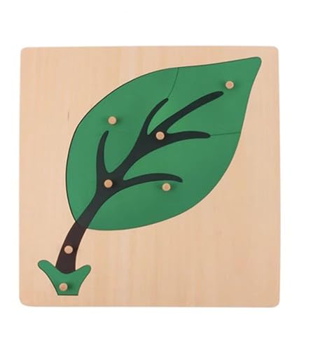 tysdyzgs Montessori Leaf Grab Board, Holzpuzzle Pflanze Lernspielzeug für die frühe Bildung von tysdyzgs