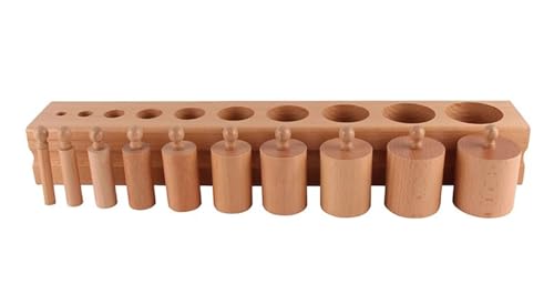 tysdyzgs Montessori Socket Cylindrical, Kinder sensorische Lehre AIDS Hand-Auge-Koordination Lernspielzeug,High tysdyzgs Montessori Socket Cylindrical, Kinder sensorische Lehre AIDS Hand-Auge-Koordination Lernspielzeug,High von tysdyzgs