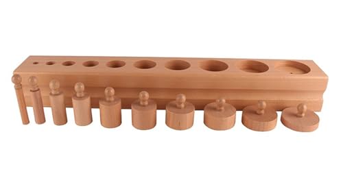 tysdyzgs Montessori Socket Cylindrical, Kinder sensorische Lehre AIDS Hand-Auge-Koordination Lernspielzeug,Short tysdyzgs Montessori Socket Cylindrical, Kinder sensorische Lehre AIDS Hand-Auge-Koordination Lernspielzeug,Short von tysdyzgs