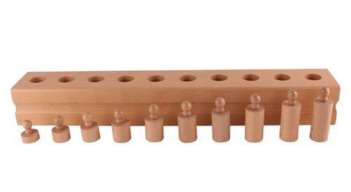tysdyzgs Montessori Socket Cylindrical, Kinder sensorische Lehre AIDS Hand-Auge-Koordination Lernspielzeug,Thin tysdyzgs Montessori Socket Cylindrical, Kinder sensorische Lehre AIDS Hand-Auge-Koordination Lernspielzeug,Thin von tysdyzgs