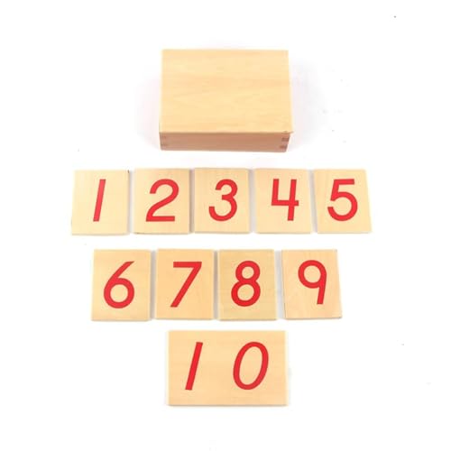 tysdyzgs Montessori-Zahlenkarten, Kindererziehung und Intelligenz Spielzeug Mathematik Unterricht AIDS,Number Cards von tysdyzgs