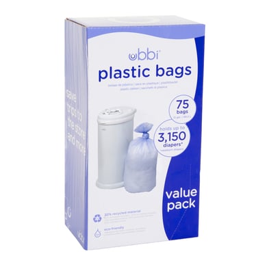 ubbi® Plastikbeutel 25 Stück, 3er Pack von ubbi®