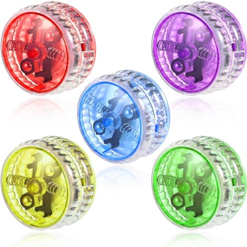 5 Stück Yoyo Kinder Spielzeug,Kunststoff Responsive Yoyo,Anfänger JoJo,Beleuchten JoJo Kinder für Geburtstag Party Goodie Füllstoffe, Teens und Kinde 5 Stück Yoyo Kinder Spielzeug,Kunststoff Responsive Yoyo,Anfänger JoJo,Beleuchten JoJo Kinder für Geburtstag Party Goodie Füllstoffe, Teens und Kinde von ueslwser