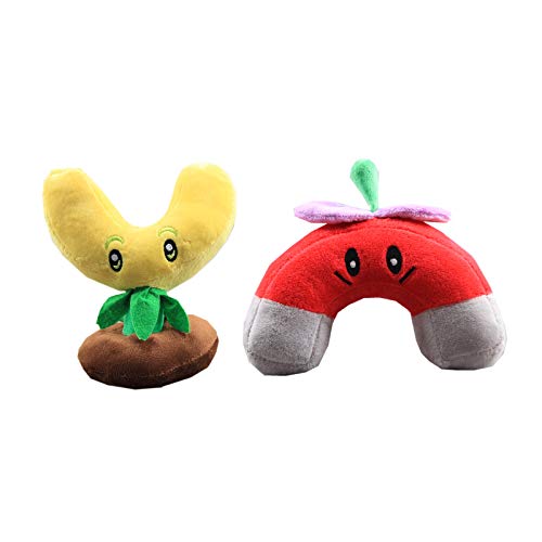 uiuoutoy 2 Stück Golden Magnet Pilz Kuscheltiere Sonnenpilz Plüschtier Pflanzen Shroom Plüsch Spielzeug Puppen 16cm von uiuoutoy