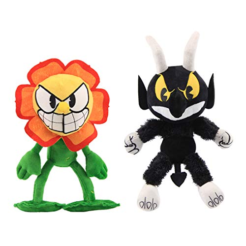 uiuoutoy Game Toys Cagney Carnantion Devil Boss Plüsch, weich gefüllt, 2 Stück von uiuoutoy