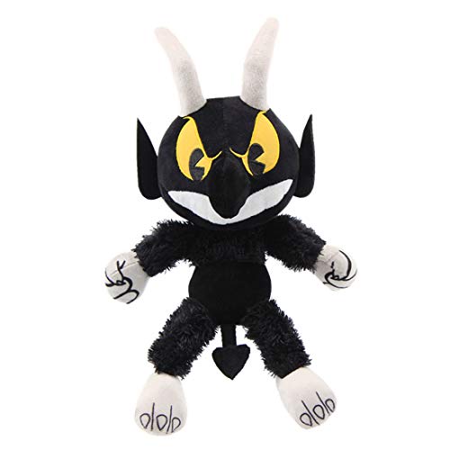 uiuoutoy Plüsch Kuscheltier Puphead Ghost Cagney Carnantion Devil Boss Plüschtier Puppen Spielzeug Geschenk (Devil Boss) von uiuoutoy