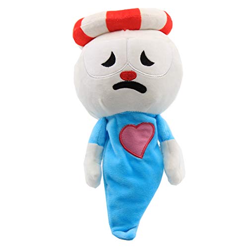 uiuoutoy Plüsch Kuscheltier Puphead Ghost Cagney Carnantion Devil Boss Plüschtier Puppen Spielzeug Geschenk (Ghost) von uiuoutoy