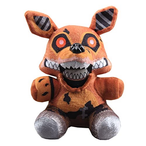 uiuoutoy Five Nights at Freddy's Plüschtier, FNAF The Twisted Ones, Brown Foxy Plüschtier, Plüschtier, Geschenk für Kinder, 17,8 cm uiuoutoy Five Nights at Freddy's Plüschtier, FNAF The Twisted Ones, Brown Foxy Plüschtier, Plüschtier, Geschenk für Kinder, 17,8 cm von uiuoutoy