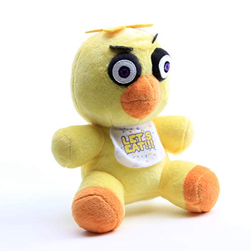 uiuoutoy Fünf Nächte bei Freddys Plüsch Ente Chica Plüschtier FNAF Kuscheltier Stoffpuppe Spielzeug Geschenk von uiuoutoy