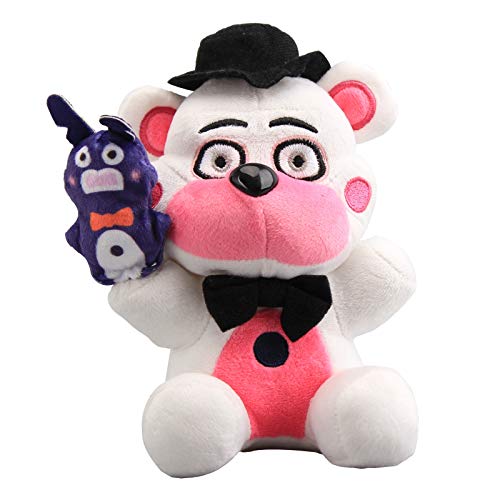 uiuoutoy Fünf Nächte bei Freddys Plüsch Spielzeug Ennard Zirkusbaby Plüschtier FNAF Nightmare Freddy Bär Kuscheltier Geschenk 18-30cm (Funtime Freddy 7") von uiuoutoy