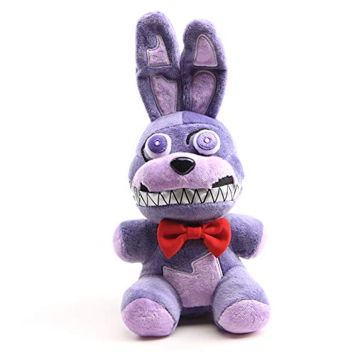 uiuoutoy Fünf Nächte bei Freddys Plüsch Spielzeug Ennard Zirkusbaby Plüschtier FNAF Nightmare Freddy Bär Kuscheltier Geschenk 18-30cm (Nightmare Bonnie Rabbit 10") von uiuoutoy