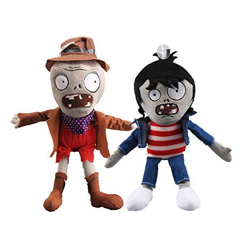 uiuoutoy Plüschtiere Zombies Plüsch Spielzeug Puppen 2 Stück Jean Anzug Cowboy Zombie Kuscheltiere Geschenk von uiuoutoy