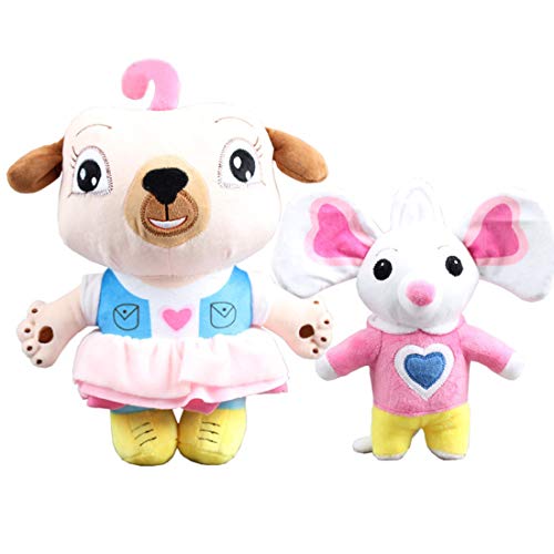uiuoutoy Chip and Potato Plüschtiere Weiche Stofftiere Hund und Maus Plüschpuppe für Kinder (Hund & Maus) von uiuoutoy