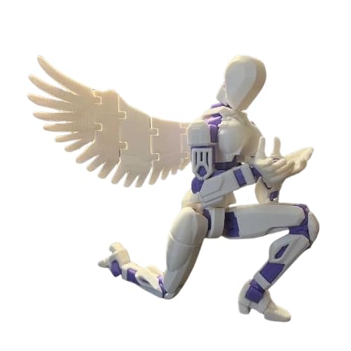 Action Figure,DIY Roboter-Actionfigur, Mehrgelenk-Actionfigur, 3D Printed Multi-Jointed Movable Figure, Stehender Lustiger Und Frei Beweglicher 3D-Figurenroboter Mit Mehreren Gelenken von ulapithi