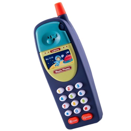 Handyspielzeug für Handy, Spielzeug, beruhigender Klang und Licht, Musik-Player für Telefon, lustiges Handy für die frühe Bildung, für Handyspielzeug für Handy, Spielzeug, beruhigender Klang und Licht, Musik-Player für Telefon, lustiges Handy für die frühe Bildung, für von ulapithi