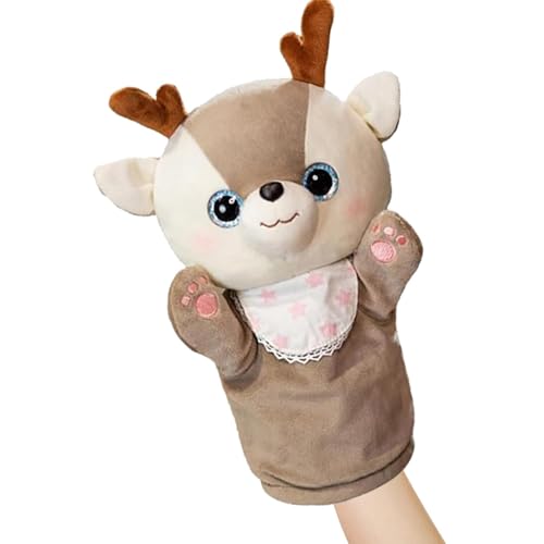 Hirschpuppe, realistische Hirschpuppe | Hirschpuppenspielzeug aus Plüsch – Märchenpuppenspielzeug, Handpuppen für Rollenspiele, Theater, Hirschpuppe, realistische Hirschpuppe | Hirschpuppenspielzeug aus Plüsch – Märchenpuppenspielzeug, Handpuppen für Rollenspiele, Theater, von ulapithi