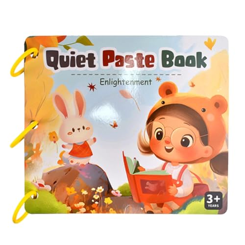 Lern-Aufkleberbücher für, Buch mit wiederverwendbaren Aufklebern | Tier-Stickerbuch, lustiges Stickerbuch für kreative sensorische beschäftigte Buch, von ulapithi