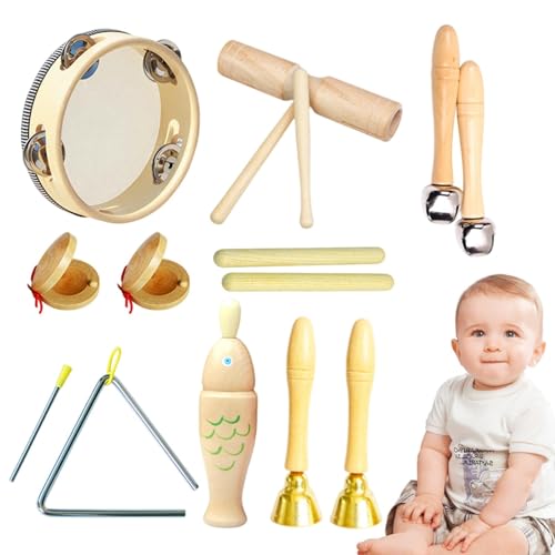 Musikinstrumente für Kleinkinder, Musikinstrumente für Babys – tragbares Musik-Set für Kleinkinder, Lern- und Lernspielzeug, Instrumentenspielzeug Musikinstrumente für Kleinkinder, Musikinstrumente für Babys – tragbares Musik-Set für Kleinkinder, Lern- und Lernspielzeug, Instrumentenspielzeug von ulapithi