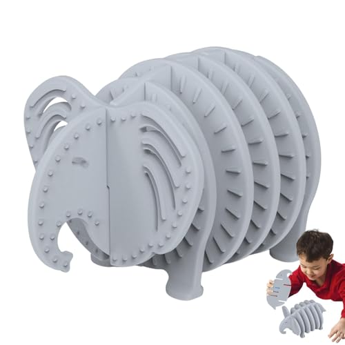 Puzzles aus Silikon, Puzzlespielzeug aus Silikon | Puzzle mit Elefantenstruktur | Kognitive Matching-Spiele, pädagogisches 3D-intellektuelles Puzzle-Spielzeug für von ulapithi