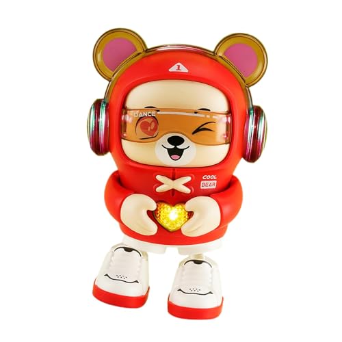 Tanzender Bär, Musikspielzeug – Musikspielzeug, elektrischer Tanzball, Bär mit coolen Lichtern und Musik, für Mädchen und , ab 3 Jahren Tanzender Bär, Musikspielzeug – Musikspielzeug, elektrischer Tanzball, Bär mit coolen Lichtern und Musik, für Mädchen und , ab 3 Jahren von ulapithi