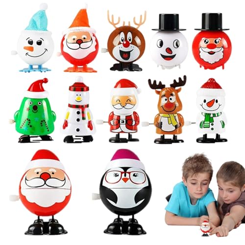 Weihnachtsspielzeug-Set, Aufziehspielzeug, Cartoon-Spielzeug für – tragbares Spielzeug für 12 x, Urlaubs-Fidget-Spielzeug für Zuhause, Kindergarten, Haus, Weihnachtsspielzeug-Set, Aufziehspielzeug, Cartoon-Spielzeug für – tragbares Spielzeug für 12 x, Urlaubs-Fidget-Spielzeug für Zuhause, Kindergarten, Haus, von ulapithi