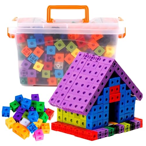 Zählwürfel, mathematische Zählblöcke, Lernspielzeug, Mathematik-Blöcke, Verbindungswürfel, lustiger und robuster Mathematikwürfel, Schulbedarf für zu Hause, feiern von ulapithi
