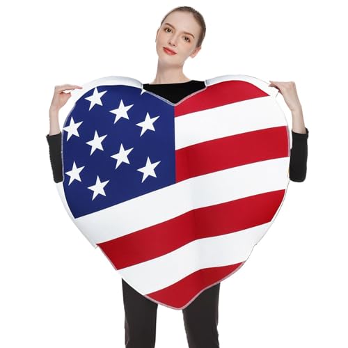 4. Juli Kostüme für Erwachsene, Memorial Day Kostüm | Patriotisches Kostüm Rot Weiß und Blau – Bühnenshow-Kostüm, patriotische Kleidung, lustiges Partyzubehör 4. Juli Kostüme für Erwachsene, Memorial Day Kostüm | Patriotisches Kostüm Rot Weiß und Blau – Bühnenshow-Kostüm, patriotische Kleidung, lustiges Partyzubehör von ulapithi