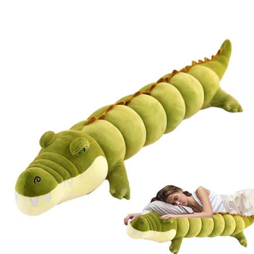 Alligator-Spielzeug aus Plüsch, Kissen Alligator-Spielzeug | superweiche Kuschelpuppen – Krokodil-Plüschtier aus Plüsch, niedliches Plüschspielzeug aus Alligator-Tieren von ulapithi