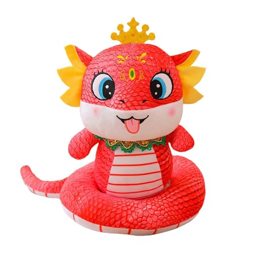 Chinesisches Jahr des Plüschspielzeugs, Schlange, Plüschtier, chinesisches Jahr des Kissens gefüllt mit Schlange – Maskottchen aus Plüsch, Plüschtier für Tische, Sofas, von ulapithi