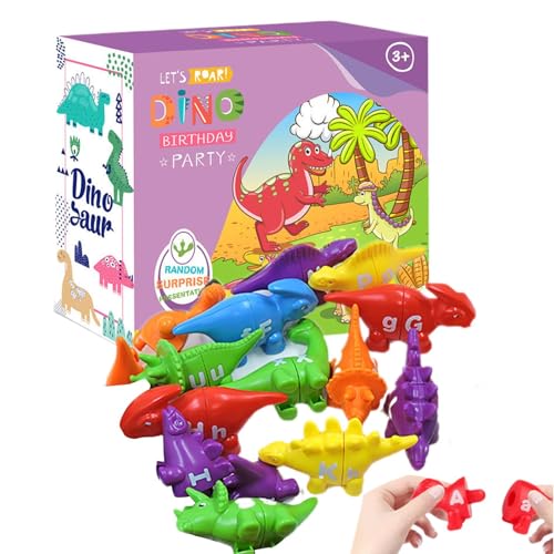 Dinosaurier-Spielzeug für Kleinkinder, Alphabet-Lernspielzeug – Vorschul-Lernspielzeug, Dinosaurier-Spielzeug für Kleinkinder – verschiedene Dinosaurier, Alphabet-Spielzeug von ulapithi