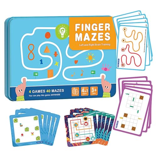 Finger-Labyrinth-Tabelle, Fingerlabyrinth für – pädagogische Hilfsmittel für die Entwicklung der Konzentration auf die – gezielte Aufmerksamkeit und Konzentrationshilfen für sie, von ulapithi