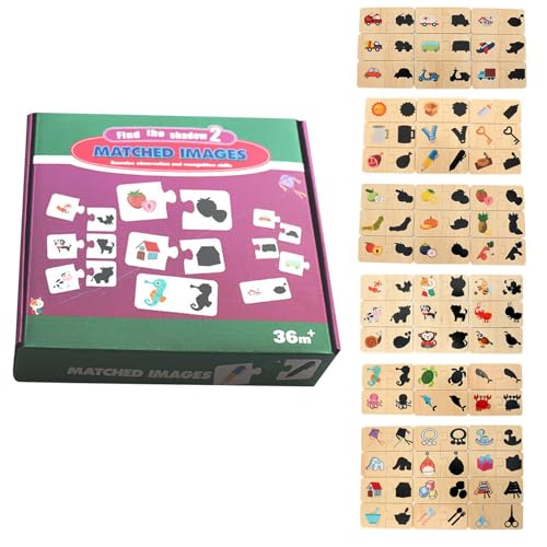 Formensortierer für Formensortierer für das Vorschulalter – Lernspielzeug Funny Shadow Match – Assoziationsspiel für Formensortierer aus für eine bessere Koordination von ulapithi