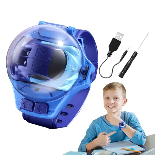 ulapithi Funkgesteuerte Spielzeug-Uhr für Jungen, Auto-Spielzeug, ferngesteuerte Uhr | Interaktives Spielzeug für das Auto, für den Außenbereich, 2,4 GHz Handgelenkspielzeug für Kinder, Spielzeug von ulapithi