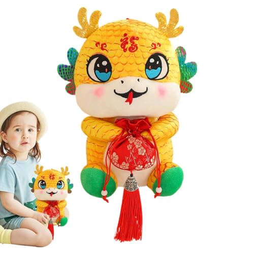 Jahr der Schlange aus Plüsch, Schlange Plüschtier, chinesische Neujahrsschlange Plüschtier 40,9 cm (11 Zoll), Plüschspielzeug des Jahres der Schlange, dekorative Kissen für Sofa, gefälscht von ulapithi
