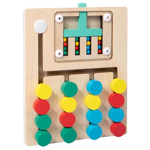 ulapithi Montessori-Sortierspielzeug, Farbanpassungsspiel für Kinder | Puzzle-Schach-Lernspielzeug | STEM Puzzle-Matching-Spiele, Lernspielzeug aus Holz, Farbsortierspielzeug für Jungen und Mädchen ab von ulapithi