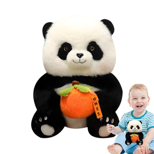 Panda-Plüschtier, Panda-Spielzeug aus Plüsch | Tier-Plüschkissen | beruhigendes Spielzeug in Tierform zum Kuscheln, Plüschtier in niedlicher Tierform, hält ein Khaki für von ulapithi