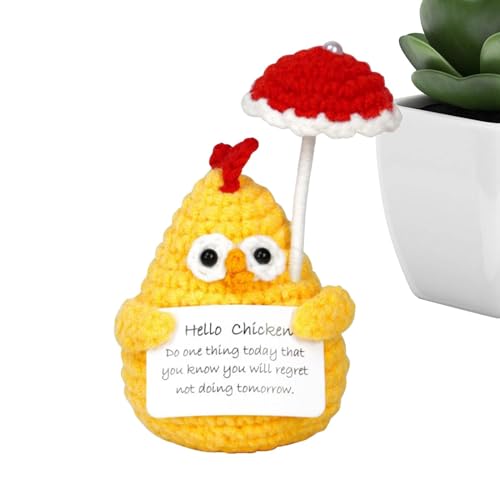Positive Gestrickte, positive Affirmation, Froschhut – lustig gehäkelt, mit inspirierender Karte, schöne Party-Dekoration für Arbeitskollegen Positive Gestrickte, positive Affirmation, Froschhut – lustig gehäkelt, mit inspirierender Karte, schöne Party-Dekoration für Arbeitskollegen von ulapithi