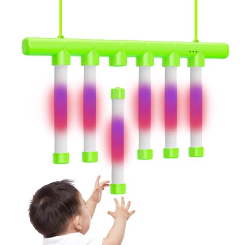 Reflexspiel, lässt Stöcke fallen, Reflexherausforderungsspiel, Reaktionsspielzeug, jedes Training – Set mit Sturzstäben für Reflextraining, für Kinder, verbessert die Fähigkeiten von ulapithi
