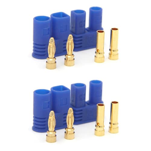 ulex® Original EC2 Premium Stecker Buchse Male Female Goldstecker Goldkontaktstecker 30A Dauerstrom für ESC Lipo Akkus von Mr.Modellbau® (3X Paar) von ulex