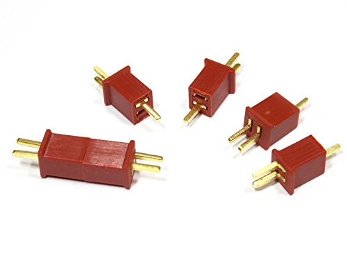 ulex 4 Paar (8 Stück) Nylon Mikro Micro T-Stecker Buchse Dean T-Plug T-Connector Lipo 15A von Mr.Stecker Modellbau® von ulex