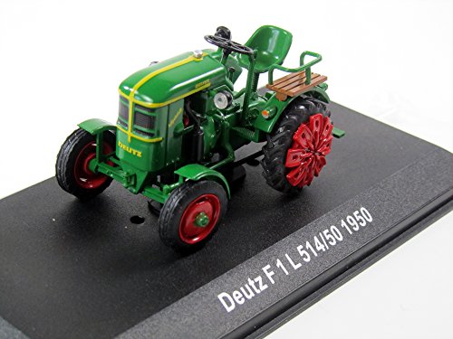 Unbekannt Modell Traktor 1:43 Deutz F1 L514/50 1950 grün Hachette von unbekannt