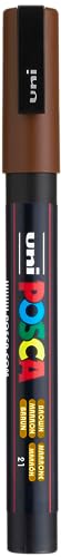 POSCA 186587 - POSCA Marker mit feiner Rundspitze, braun POSCA 186587 - POSCA Marker mit feiner Rundspitze, braun von uni-ball