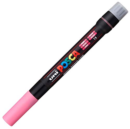 POSCA 181628 - POSCA Marker mit Pinselspitze, rosa von Uni-Ball