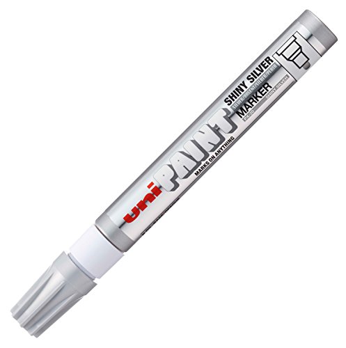 uni-ball 182082 - Lackmarker Paint PX-20 mit Rundspitze, shiny silber von uni-ball