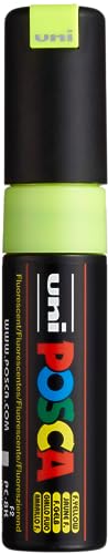 POSCA 182675 - POSCA Marker mit breiter Keilspitze, neon gelb von Uni-Ball